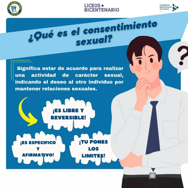 🔑 ¿Qué es el consentimiento sexual? 🔑

El consentimiento sexual es libre, informado y sin presiones. Tú pones los límites, y lo más importante: puedes cambiar de opinión en cualquier momento.

El consentimiento es siempre una decisión tuya. Respétalo, practícalo y asegúrate de que todos estén de acuerdo en todo momento. 💬✨

#ConsentimientoSexual #RespetoMutuo #TusLímites #TuDecisión #ComunicacionPositiva

@icbvina @comeduc #SomosComeduc #comunidadinsuco2024